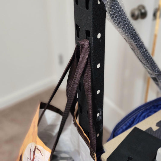 Shelf Hook for Garage Shelving Units - Keyhole Hanger for Slotted Garage Racks