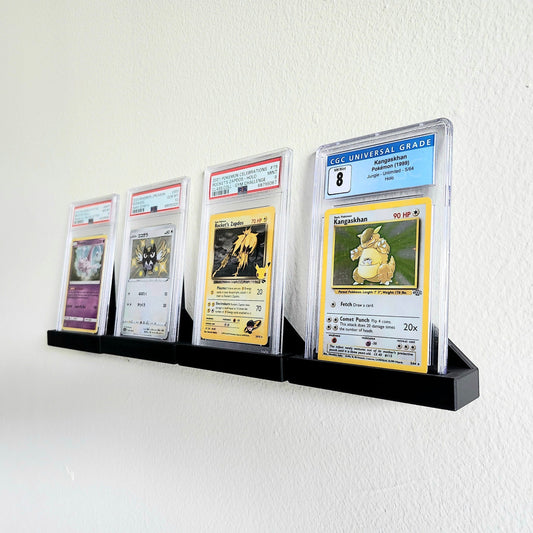 Wall Mounted TCG Graded Card Display STL File | 3D Printable Digital Download for PSA, Cgc, and Top Loaders