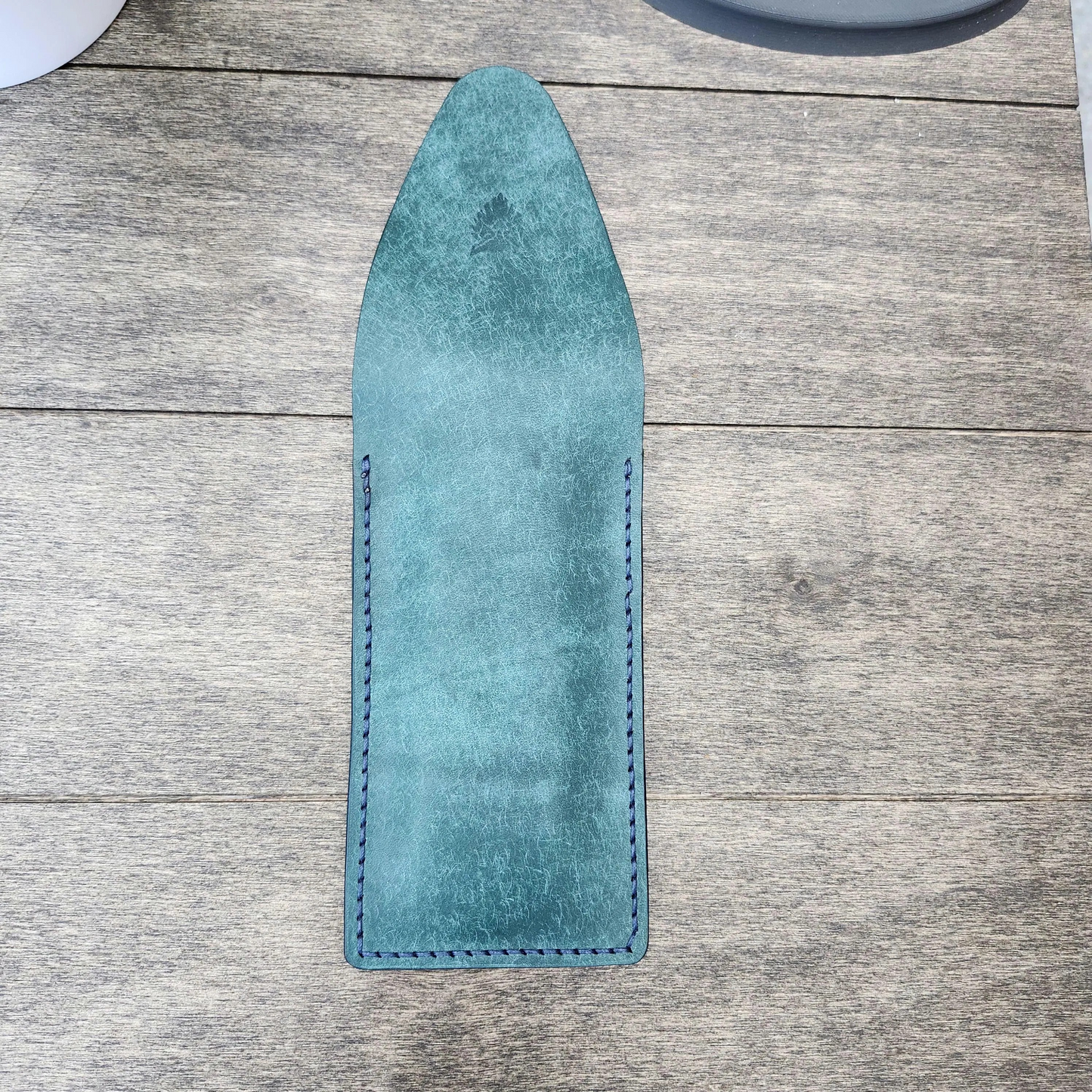 Handmade Personalized LEATHER PEN CASE, Leather Pencil Case, Fountain Pen Holder, Hand-sewn Leather Pen Holder, Pen Sleeve