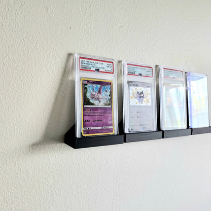 Wall Mounted TCG Graded Card Display STL File | 3D Printable Digital Download for PSA, Cgc, and Top Loaders