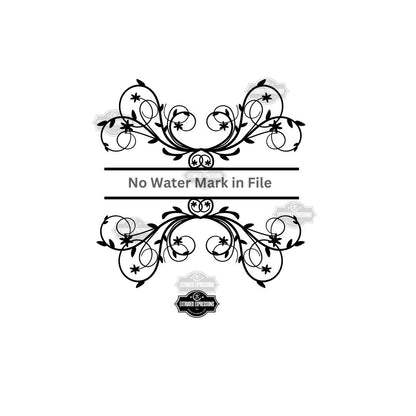 Flourish Frame SVG Clipart for Engraving and Cutting - Perfect for Wedding Invitations, Slate Coasters, Signs, and more - Digital Download