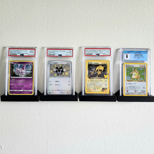 Wall Mounted TCG Graded Card Display STL File | 3D Printable Digital Download for PSA, Cgc, and Top Loaders