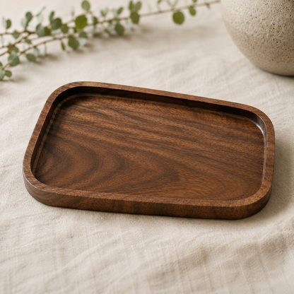 Handmade Walnut Valet Tray – EDC Organizer
