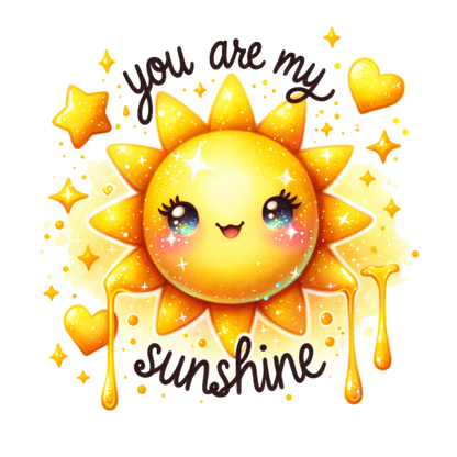 🌞 You Are My Sunshine – Holographic Kiss Cut Sticker
