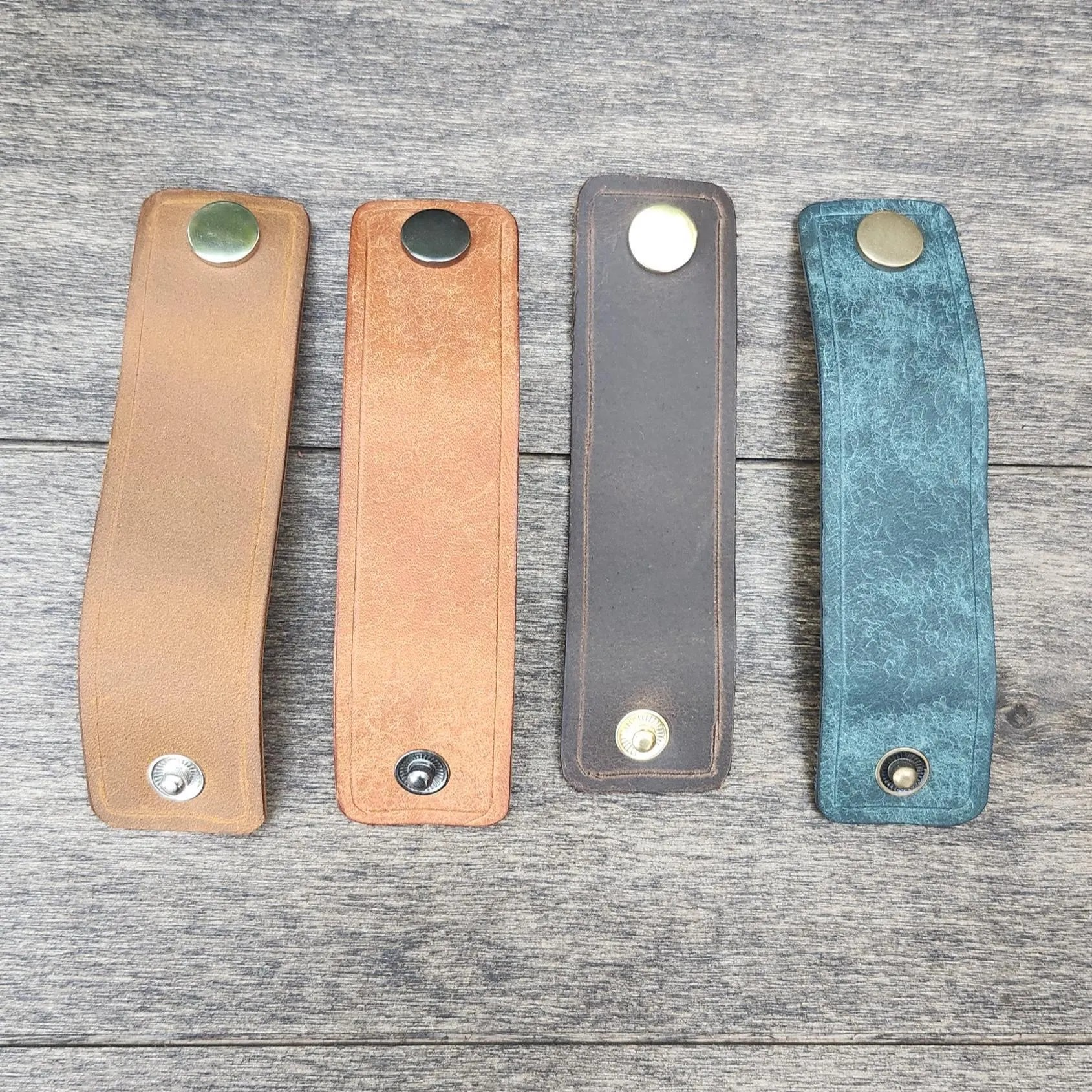 handmade-leather-Wrap- Olmo Aqua Brown 